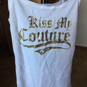 Juicy Couture Wht Tank Top! SZ L